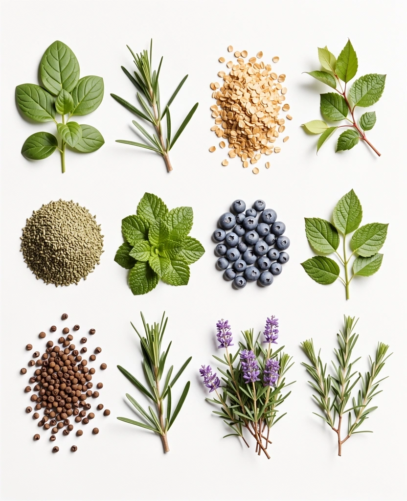 Raw botanical ingredients